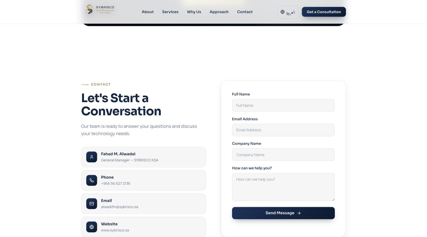 Sybrisco screenshot